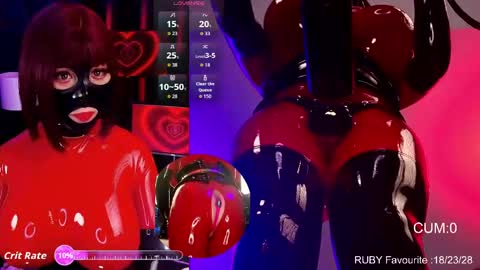 Latex Ruby online show from 03/24/26, 02:05