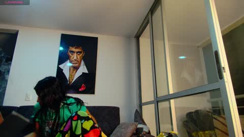 Snapshot of latin_couple77 chatting on 01/18/25, 09:13 Sara y Andy online show from 01/18/25, 09:13