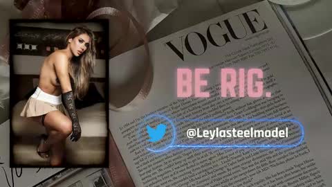 Snapshot of leyla_steel chatting on 04/27/26, 11:52 INSTA leylasteel model online show from 04/27/26, 11:52