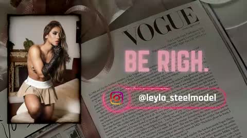 Snapshot of leyla_steel chatting on 05/09/26, 04:12 INSTA leylasteel model online show from 05/09/26, 04:12