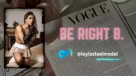 Snapshot of leyla_steel chatting on 05/28/26, 12:57 INSTA leylasteel model online show from 05/28/26, 12:57