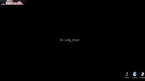 Snapshot of ling_meow chatting on 05/09/26, 02:17 Ling online show from 05/09/26, 02:17