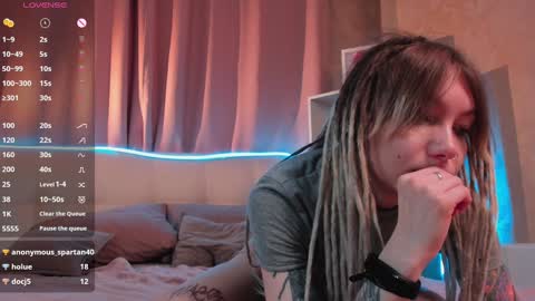 Snapshot of lisanelsona chatting on 01/30/25, 06:24 Hello our names are Kate and Alice this is our first day here. online show from 01/30/25, 06:24