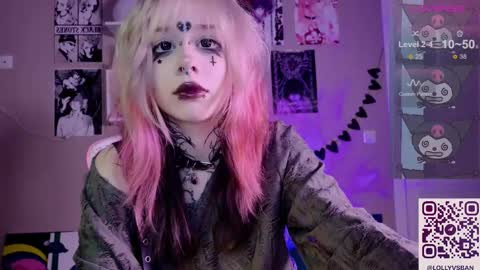 Snapshot of lollyshy__ chatting on 02/14/25, 08:48 Lolly online show from 02/14/25, 08:48