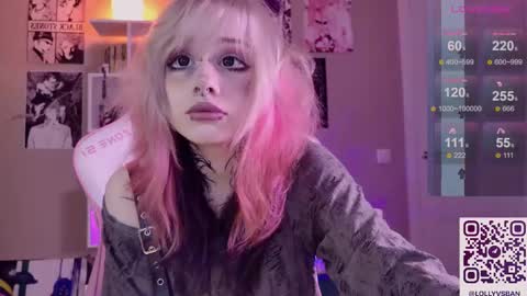 Snapshot of lollyshy__ chatting on 02/16/25, 08:55 Lolly online show from 02/16/25, 08:55