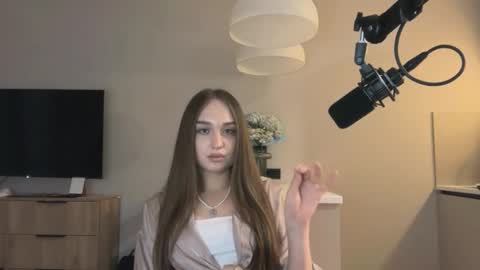 Snapshot of lucinabreske chatting on 10/18/25, 02:51 Hello My name is May  im new model here and little but shy but curious. online show from 10/18/25, 02:51