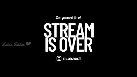 Snapshot of luisabaker chatting on 03/21/26, 08:19 IG im alisson01 online show from 03/21/26, 08:19