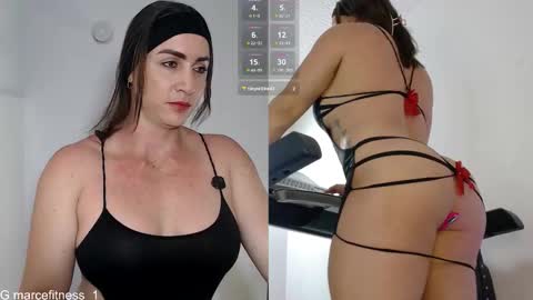 Snapshot of marcefitness chatting on 12/22/25, 01:35 your real gymrat online show from 12/22/25, 01:35