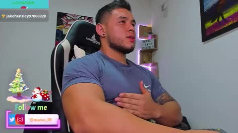 Snapshot of marco_diaz1 chatting on 12/19/25, 11:45 Marco Diaz online show from 12/19/25, 11:45