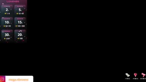 Snapshot of megan_browns1 chatting on 02/24/25, 12:59 Megan  online show from 02/24/25, 12:59