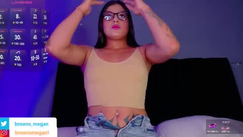 Snapshot of megan_browns1 chatting on 09/13/25, 01:33 Megan  online show from 09/13/25, 01:33