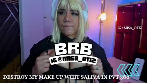 Snapshot of melissa_adamsxxx chatting on 10/13/25, 11:21 Lissa online show from 10/13/25, 11:21