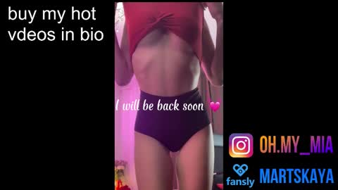Snapshot of mia4sin chatting on 03/17/26, 10:18 Mia Martskaya online show from 03/17/26, 10:18
