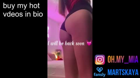 Snapshot of mia4sin chatting on 06/22/26, 10:01 Mia Martskaya online show from 06/22/26, 10:01