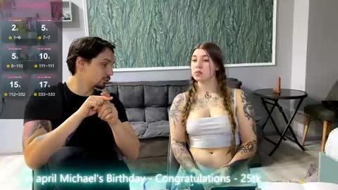 Snapshot of miley_and_michael chatting on 04/19/26, 06:10 Miley and Michael online show from 04/19/26, 06:10