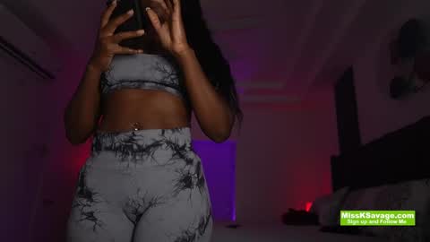 Snapshot of missksavage chatting on 12/22/24, 09:31 Miss K online show from 12/22/24, 09:31