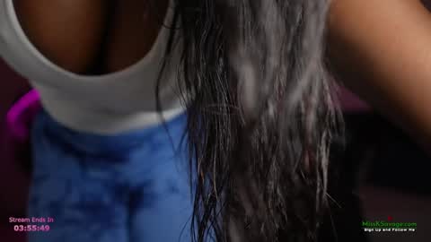 Snapshot of missksavage chatting on 09/30/25, 12:48 Miss K online show from 09/30/25, 12:48