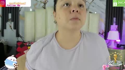 Snapshot of molliebue1 chatting on 07/12/26, 12:40 Hey Guys Im Mollie online show from 07/12/26, 12:40
