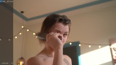 Snapshot of ms_dira chatting on 03/13/26, 01:51 dira and the riru tribe online show from 03/13/26, 01:51