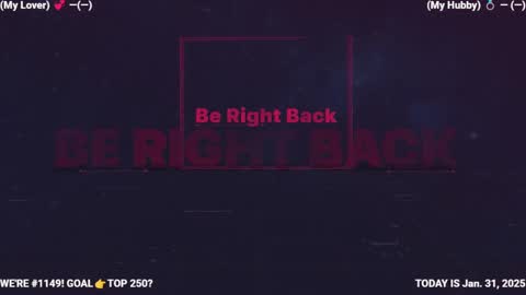 DaPussyFairy online show from 02/01/25, 05:07