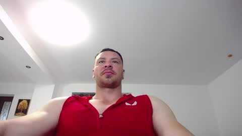 Snapshot of muscleaj69 chatting on 05/13/26, 02:47 AJ online show from 05/13/26, 02:47