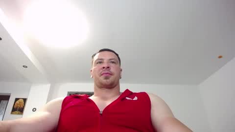 Snapshot of muscleaj69 chatting on 05/20/26, 04:24 AJ online show from 05/20/26, 04:24