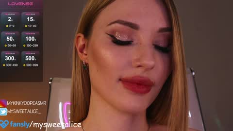 mysweetalice online show from 12/25/24, 09:54