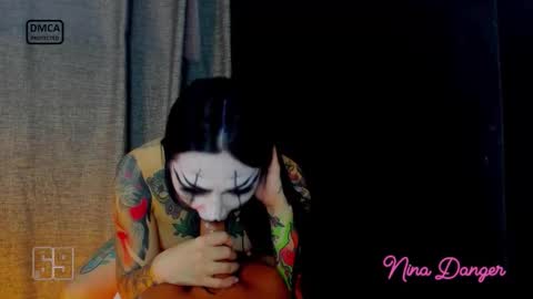 Snapshot of ninadanger chatting on 10/15/25, 10:10 Heyyy guys Im Ninas crazy online show from 10/15/25, 10:10