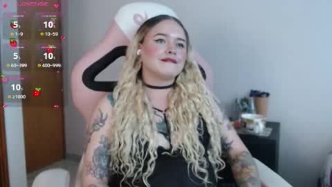 Snapshot of ninaxxstorm chatting on 10/20/25, 08:53 Nina online show from 10/20/25, 08:53