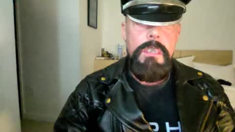Snapshot of nycleatherman chatting on 11/14/25, 10:36 MACHO LEATHER ALPHA online show from 11/14/25, 10:36