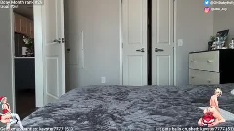 Snapshot of ohbabykelly chatting on 12/20/25, 07:32 Kelly online show from 12/20/25, 07:32