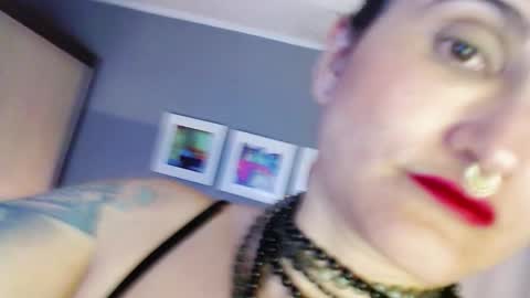 My alter ego Betinna Flowers - a tattooed Miss  -   Are you missing me come in here  -  online show from 11/25/25, 09:04