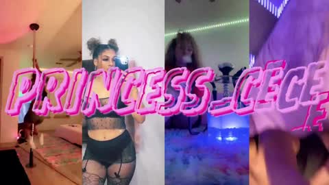 Snapshot of princess_cece chatting on 01/25/25, 12:59 Cece NEXT LIVESTREAM -- DEC. 4th 7 PM CST online show from 01/25/25, 12:59