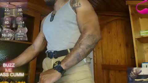 Snapshot of proudlyblack30 chatting on 06/17/26, 01:34 sergeant. online show from 06/17/26, 01:34