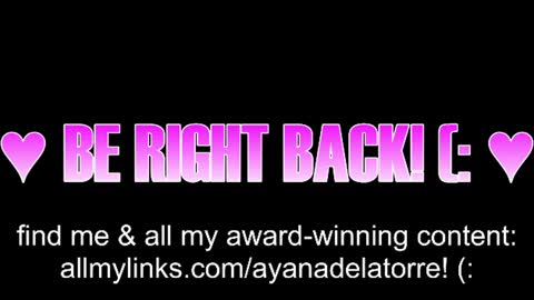Snapshot of queenayana chatting on 06/11/26, 12:32 Ayana Delatorre online show from 06/11/26, 12:32