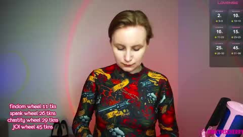 Snapshot of randycherry chatting on 04/18/26, 07:58 Cherry Miss Cherry online show from 04/18/26, 07:58