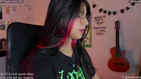 Snapshot of reoko_ chatting on 07/23/26, 09:57 Reoko online show from 07/23/26, 09:57