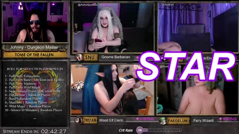 Roll For Seduction online show from 01/08/25, 12:17