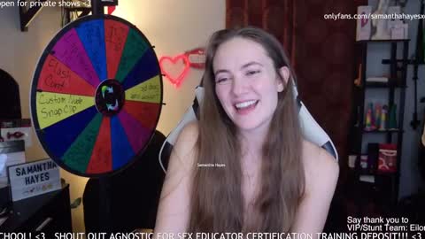 The Real Samantha Hayes haha  online show from 12/02/24, 04:09