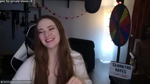 The Real Samantha Hayes haha  online show from 02/20/25, 03:56