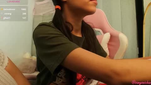 Snapshot of samyonichan chatting on 12/11/24, 07:09 Special show on 17 december and 23 UwU online show from 12/11/24, 07:09