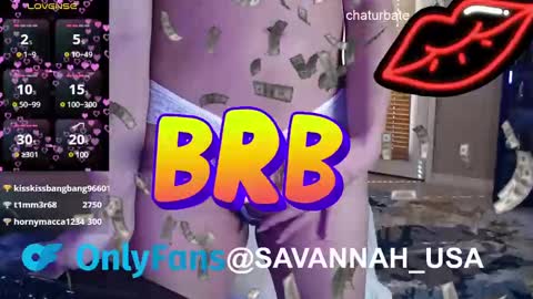 Onlyfans Savannah usa online show from 01/29/25, 08:25