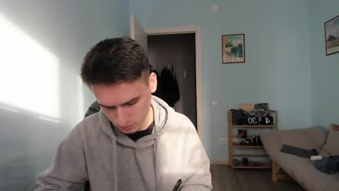 Thomas brunette and Alex blond online show from 02/14/25, 11:10