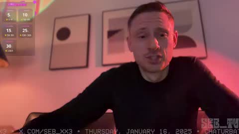 Sebastian online show from 01/17/25, 01:47