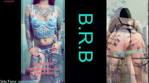 Snapshot of sexyariel15 chatting on 03/20/26, 04:01 SexyAriel15 online show from 03/20/26, 04:01