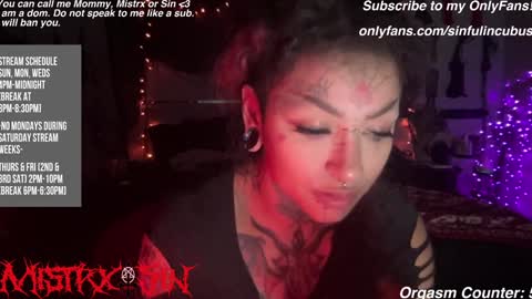 Mistrx Sin online show from 12/20/24, 02:41