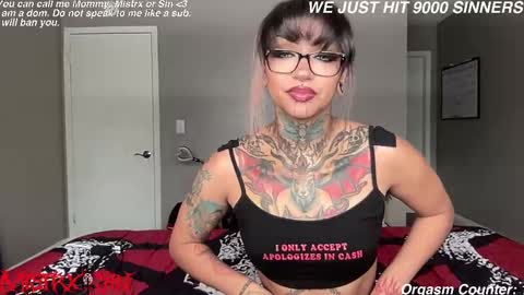 Mistrx Sin online show from 09/17/25, 07:48