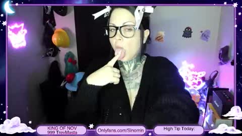 Sinomin online show from 11/27/25, 06:48