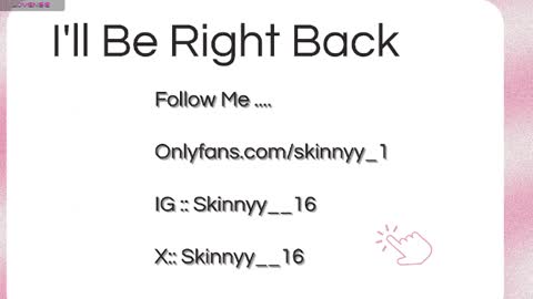 Skinnyy   online show from 05/07/26, 11:48