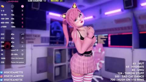 SkyeAnette online show from 11/22/25, 02:10